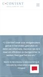 Mobile Screenshot of c-content.nl